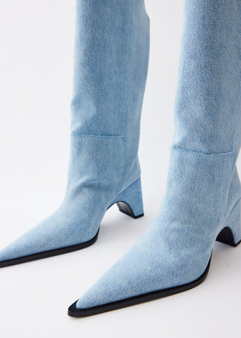 Denim Bridge Cowboy Boots