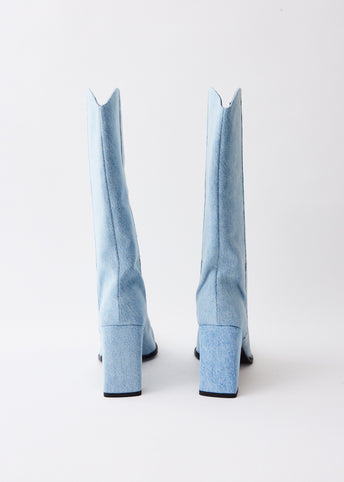Denim Bridge Cowboy Boots