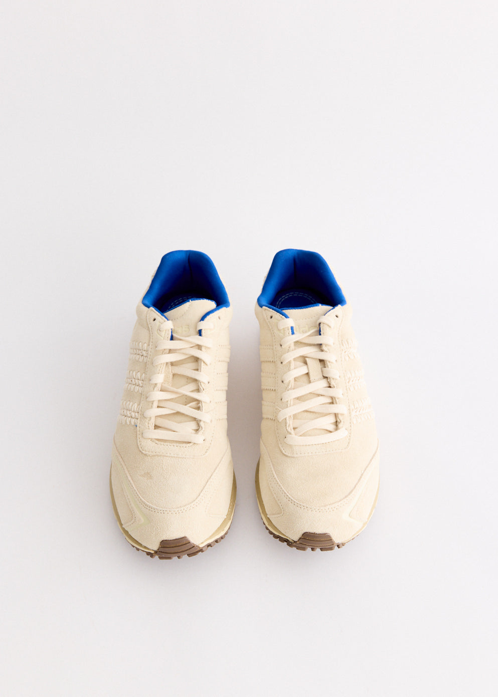 x Wales Bonner Adizero Adios Suede 'Wonder White' Sneakers