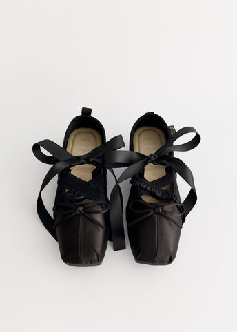 Banding Mary Jane Flats