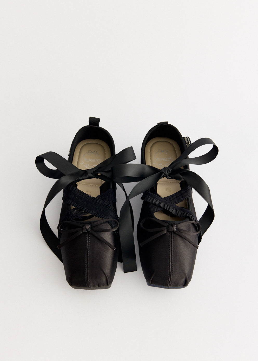 Banding Mary Jane Flats