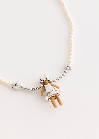 Middle Girl Beaded Braid Necklace