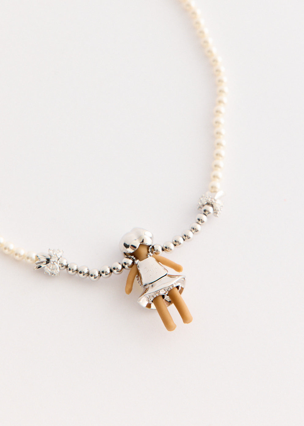 Middle Girl Beaded Braid Necklace