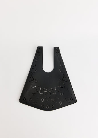 Mini Lasercut Lace Shopper Bag