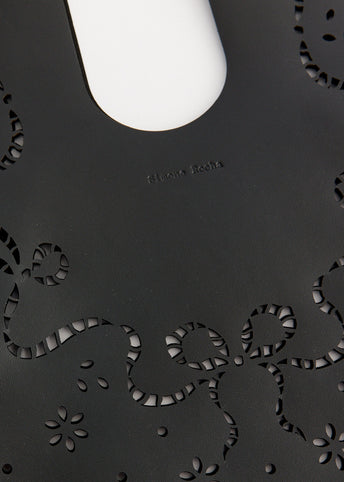 Mini Lasercut Lace Shopper Bag