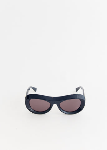 Moulded Round Acetate Sunglasses