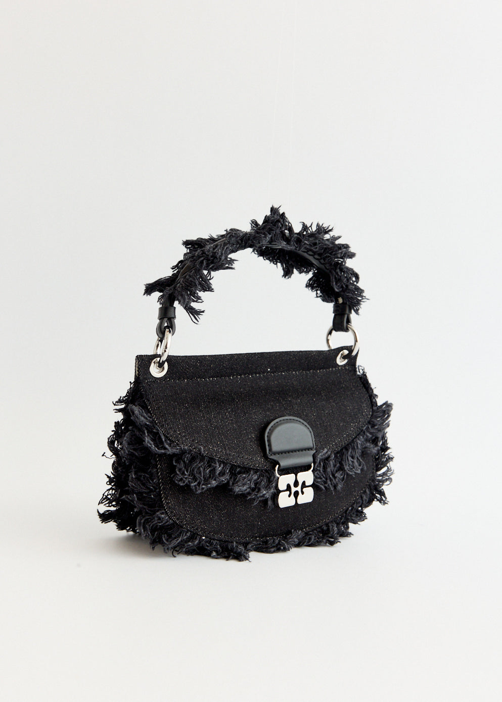 Denim Apo-G Mini Top Handle Bag