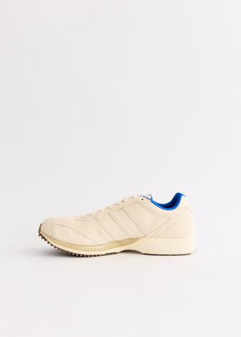 x Wales Bonner Adizero Adios Suede 'Wonder White' Sneakers