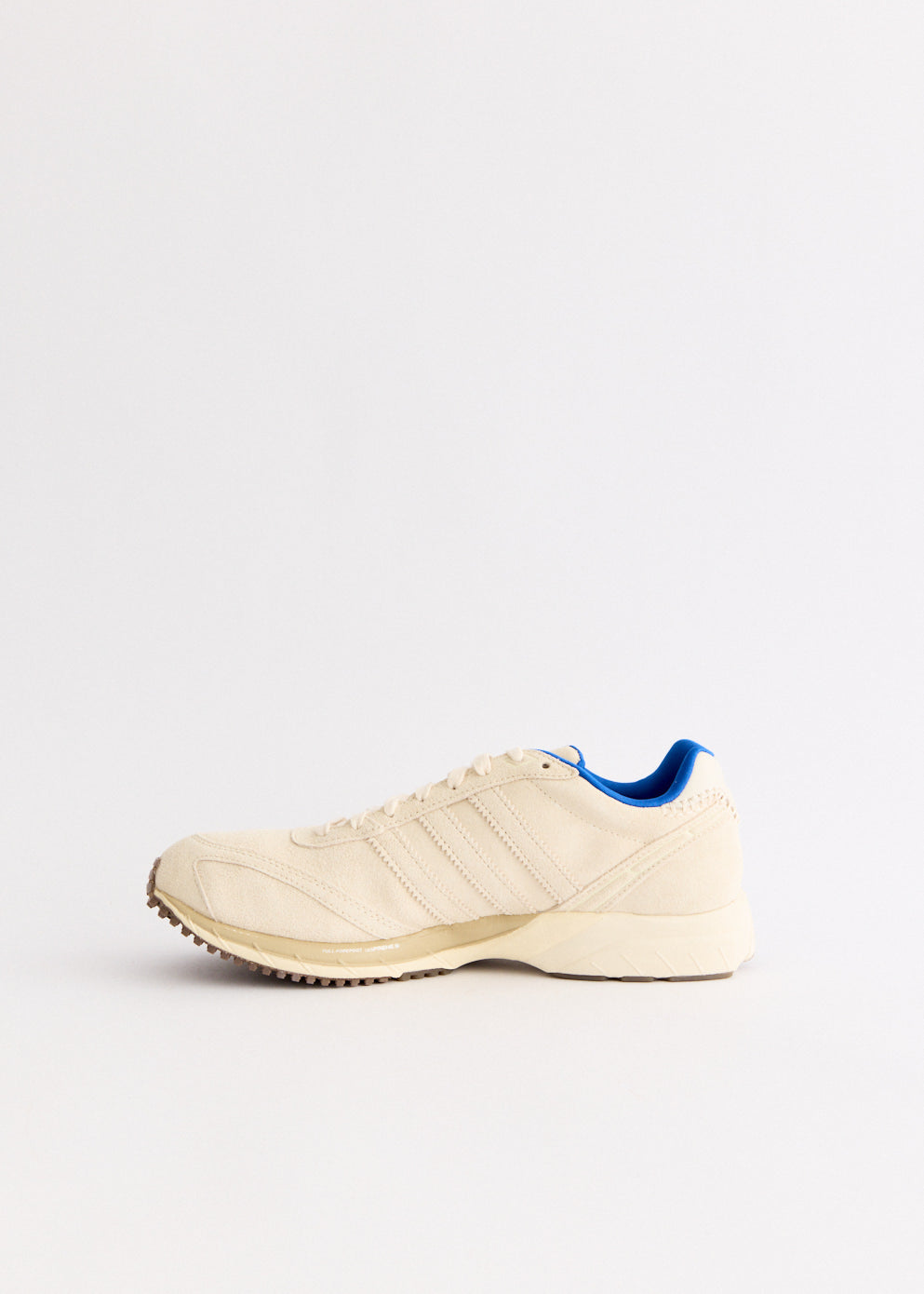 x Wales Bonner Adizero Adios Suede 'Wonder White' Sneakers