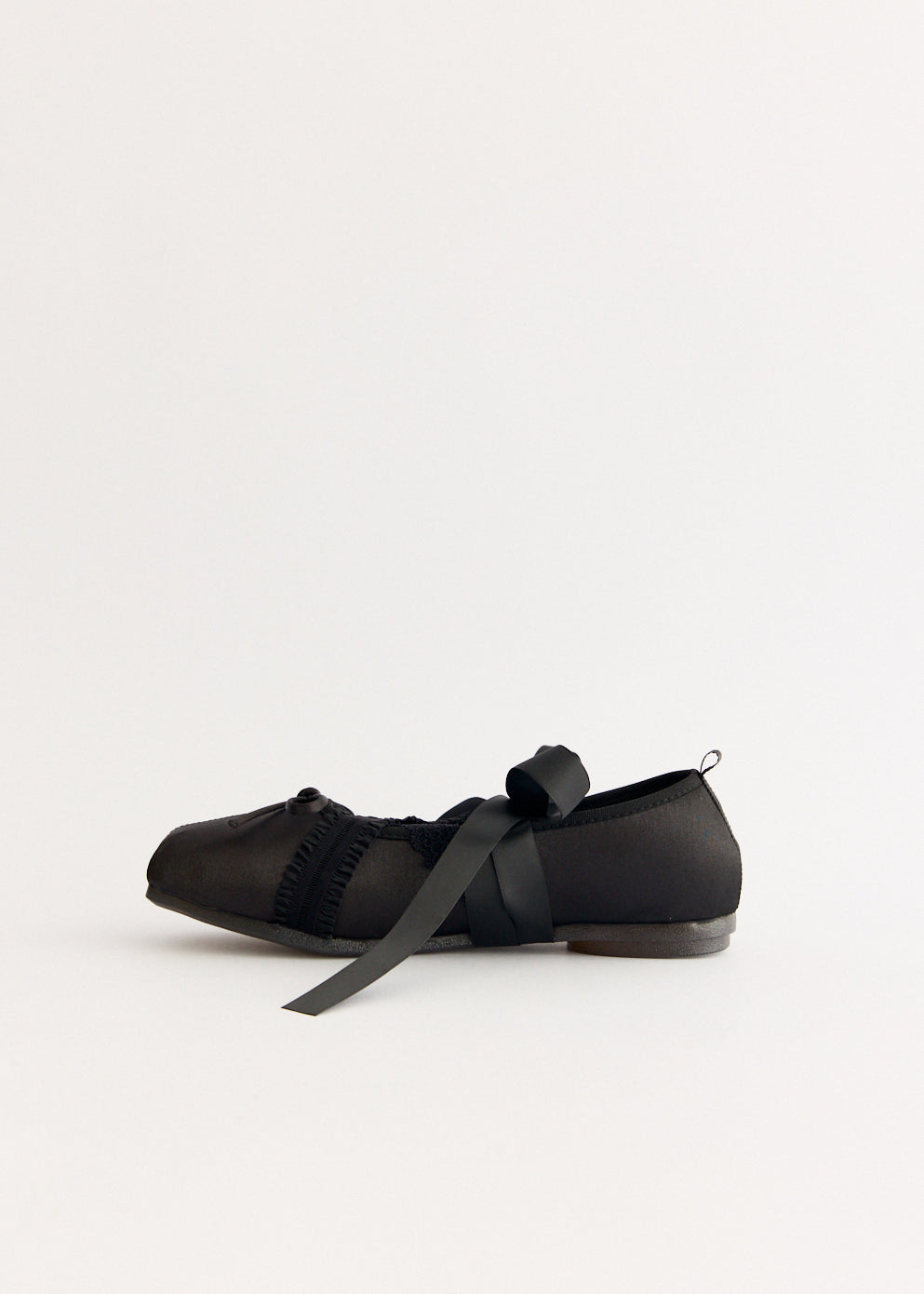 Banding Mary Jane Flats