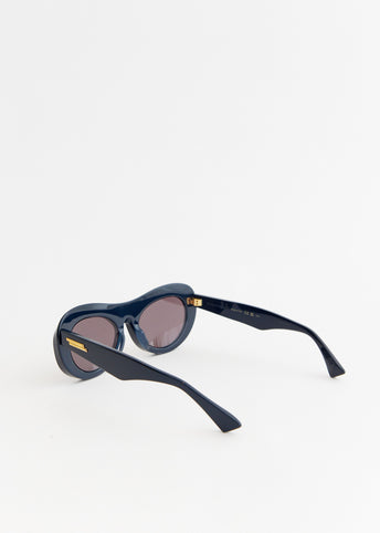 Moulded Round Acetate Sunglasses