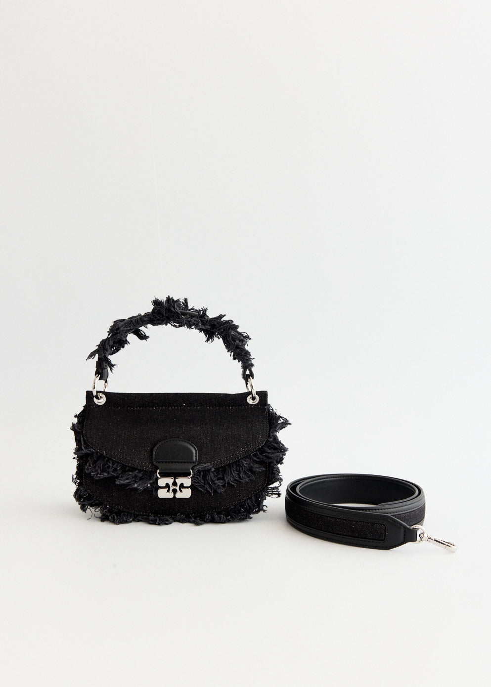Denim Apo-G Mini Top Handle Bag