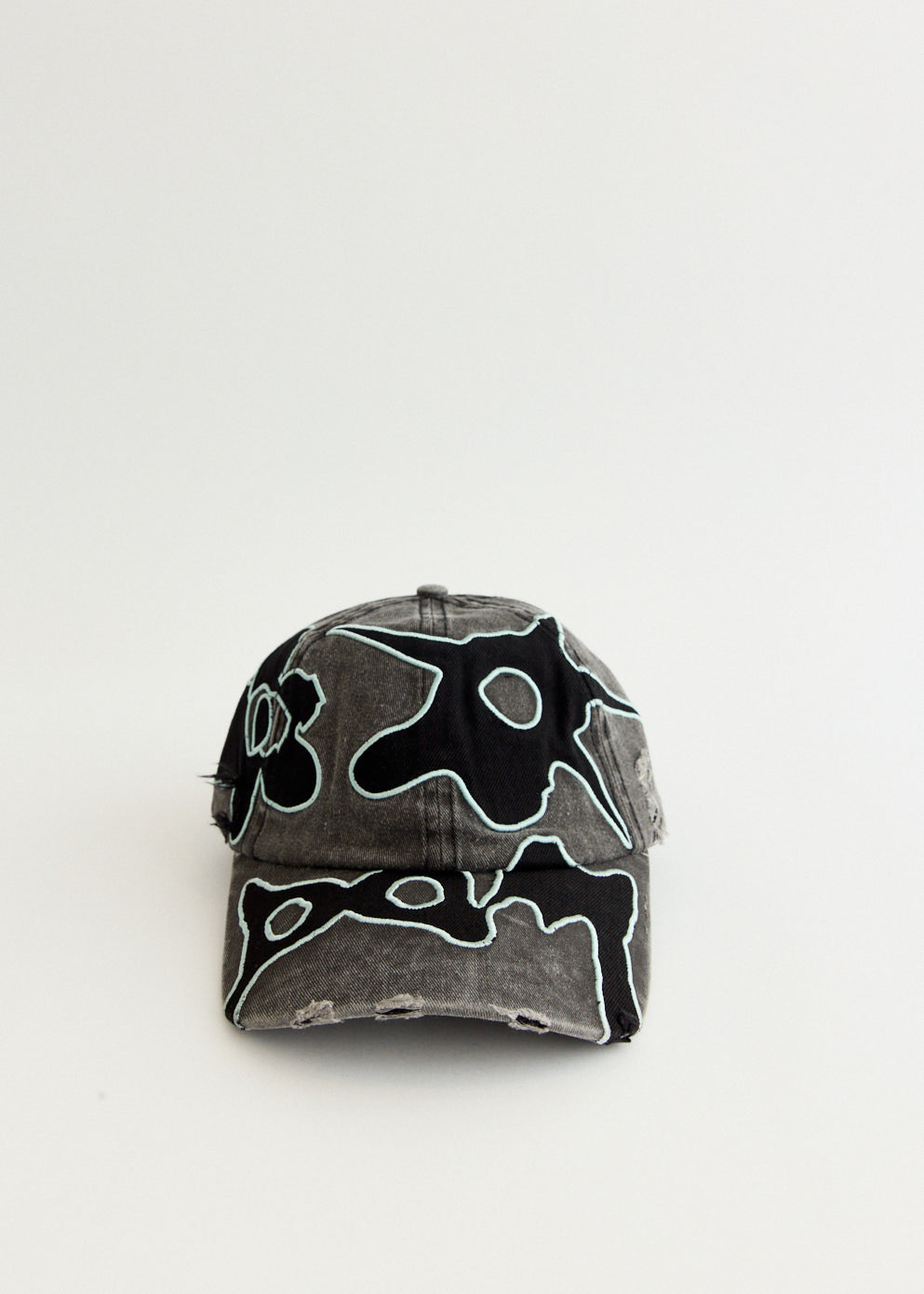 Locke Denim Applique Baseball Cap