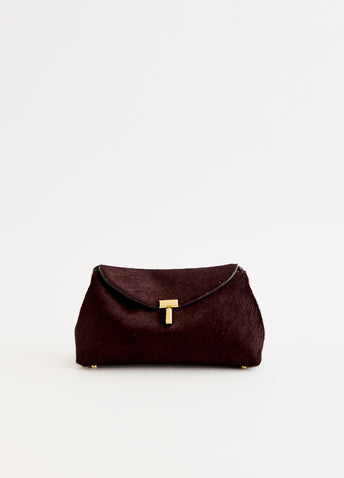 Mini T-Lock Pony Hair Clutch