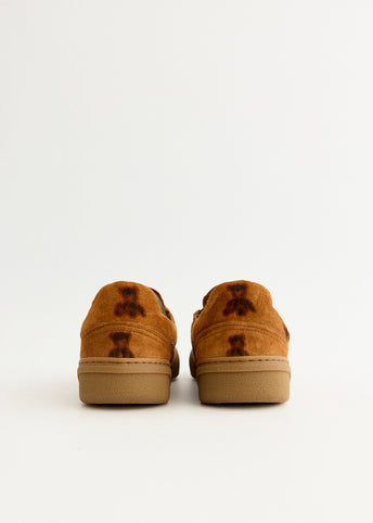 Bars Teddy Print Sneakers W