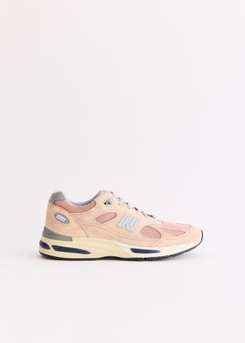 MADE in UK 991v2 'Mahogany Rose' Sneakers