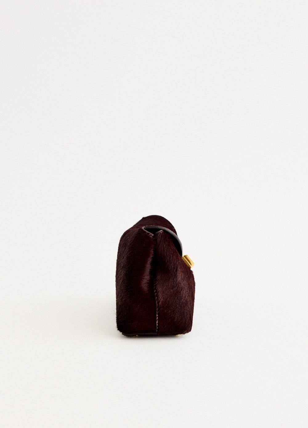 Mini T-Lock Pony Hair Clutch