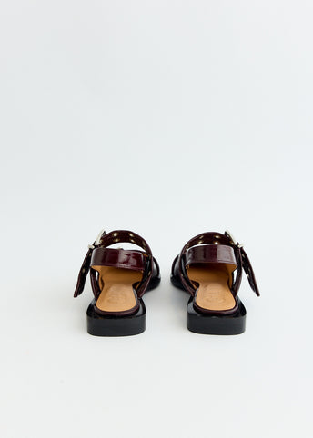 Feminine Buckle Ballerinas