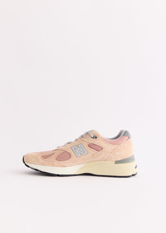 MADE in UK 991v2 'Mahogany Rose' Sneakers