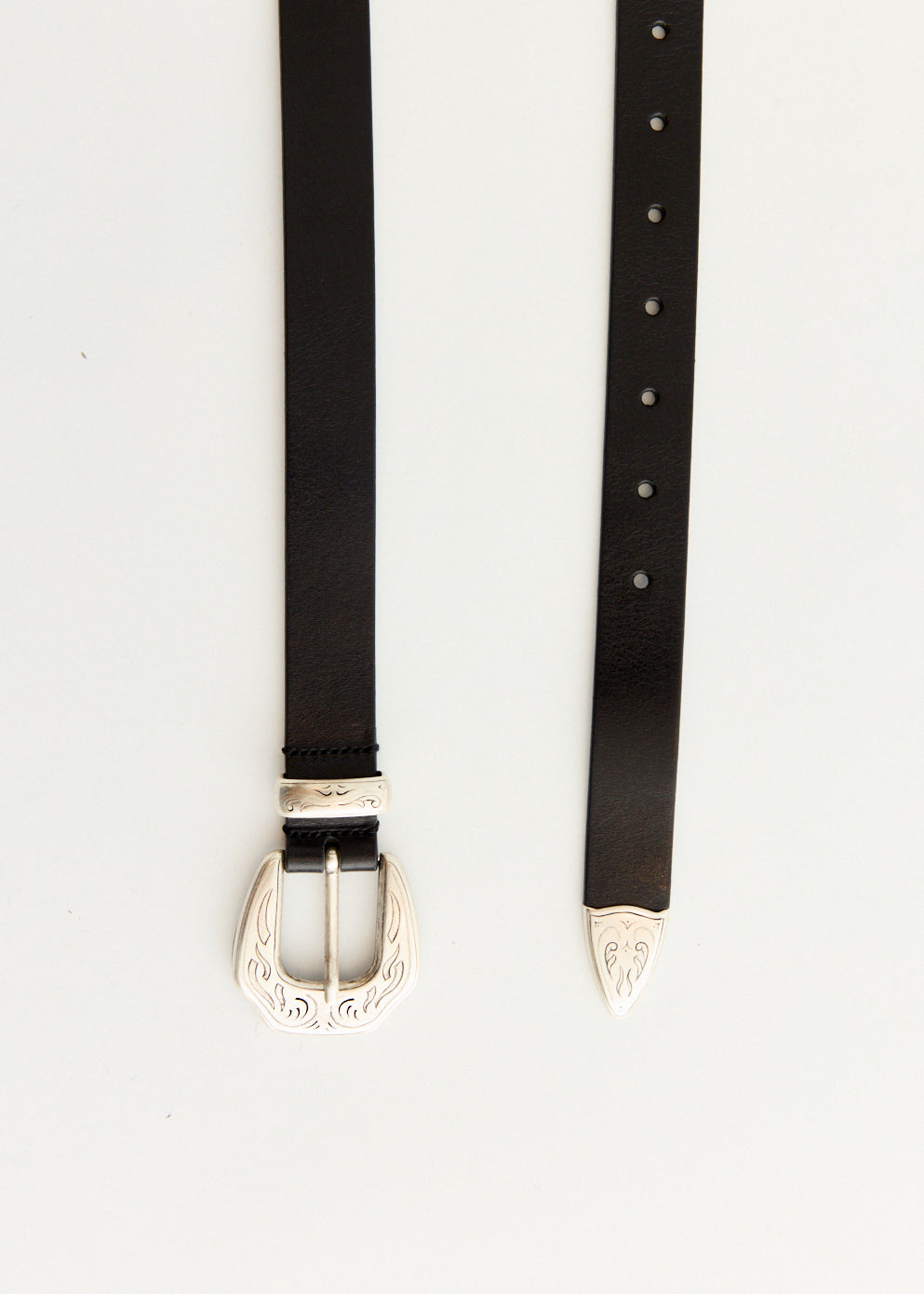 Engraved Western Belt