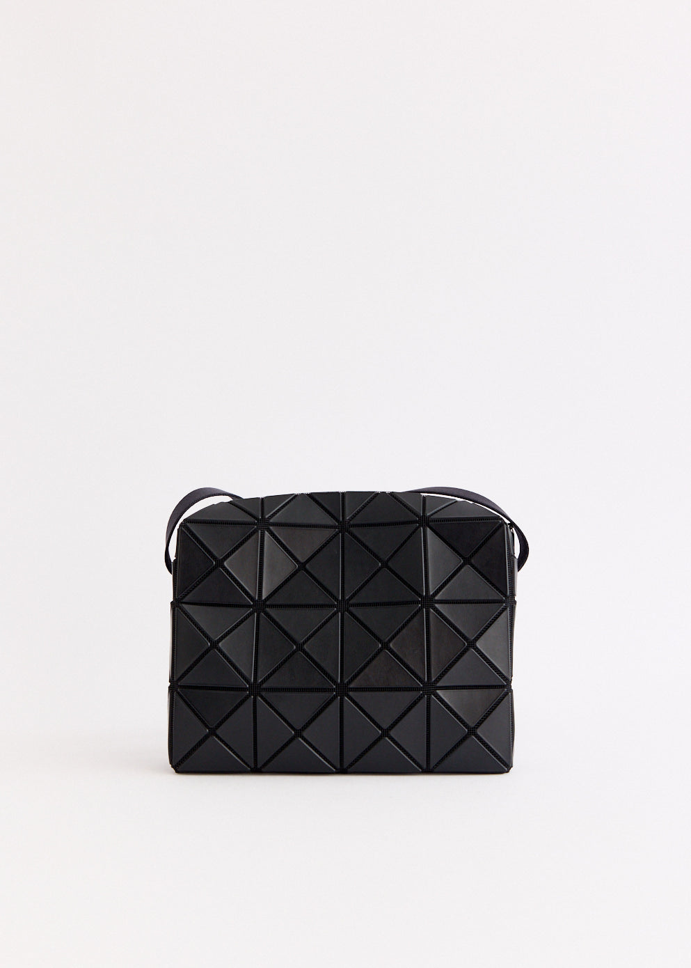 Large Cuboid Matte Shoulder Bag