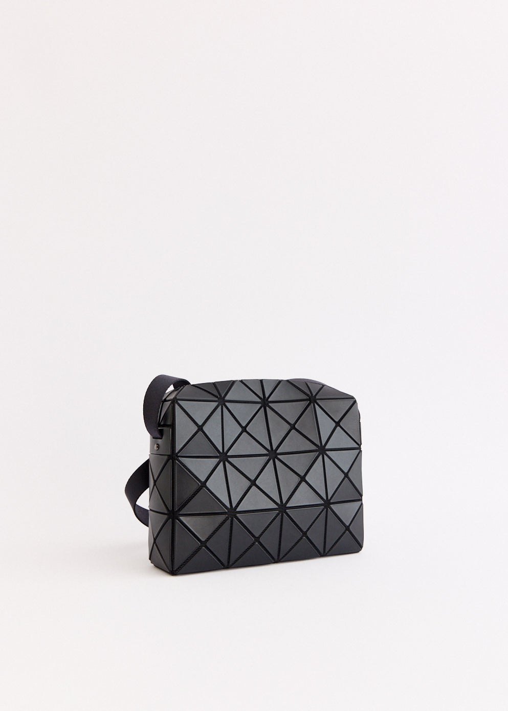 Large Cuboid Matte Shoulder Bag