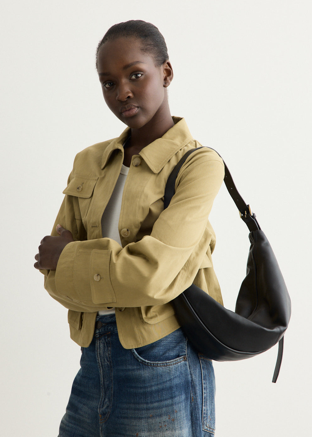 Adjustable Slim Crescent Bag