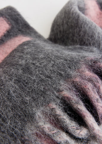 Mohair And Wool Scarf