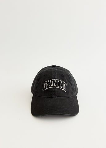 Washed Cotton Canvas Cap Emb