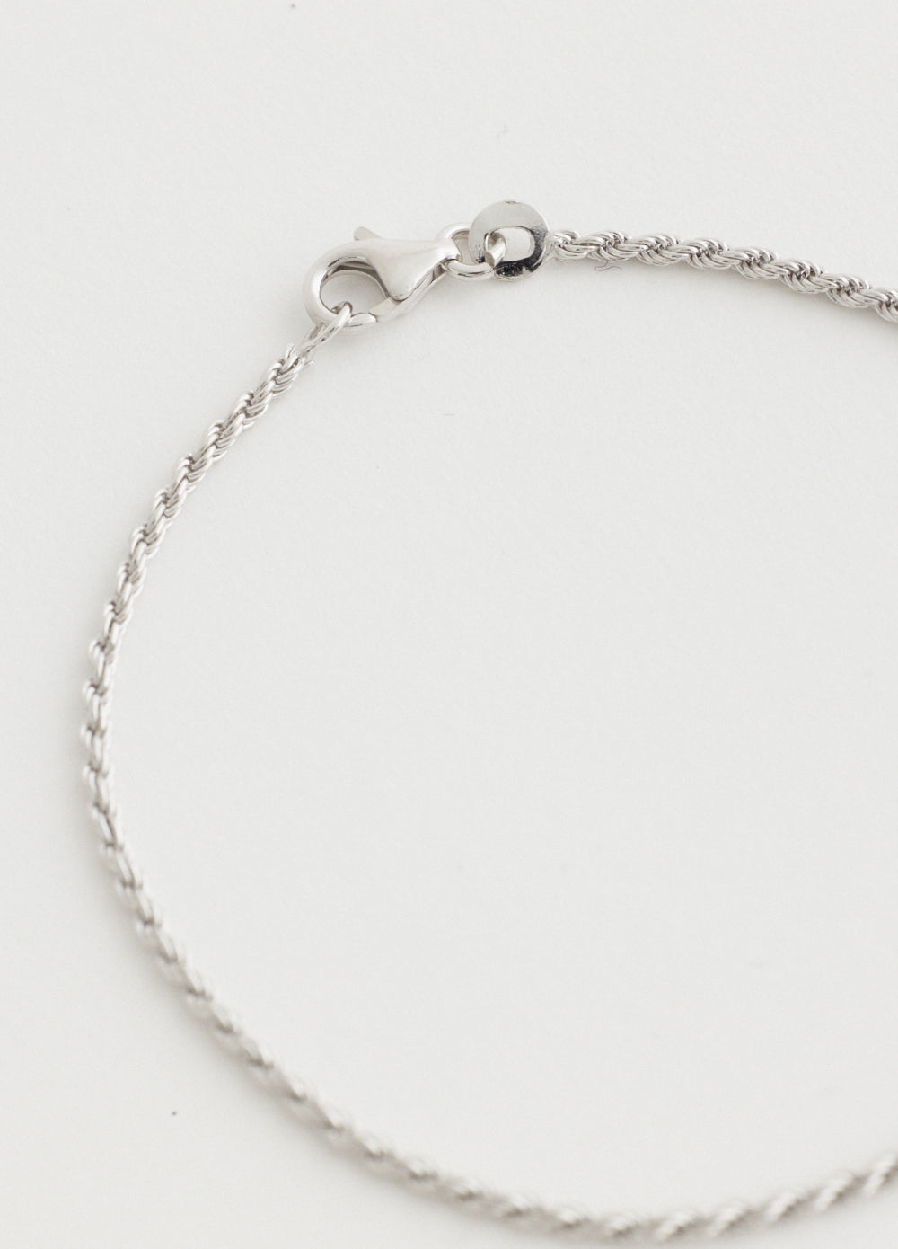 Slim Rope Chain Bracelet