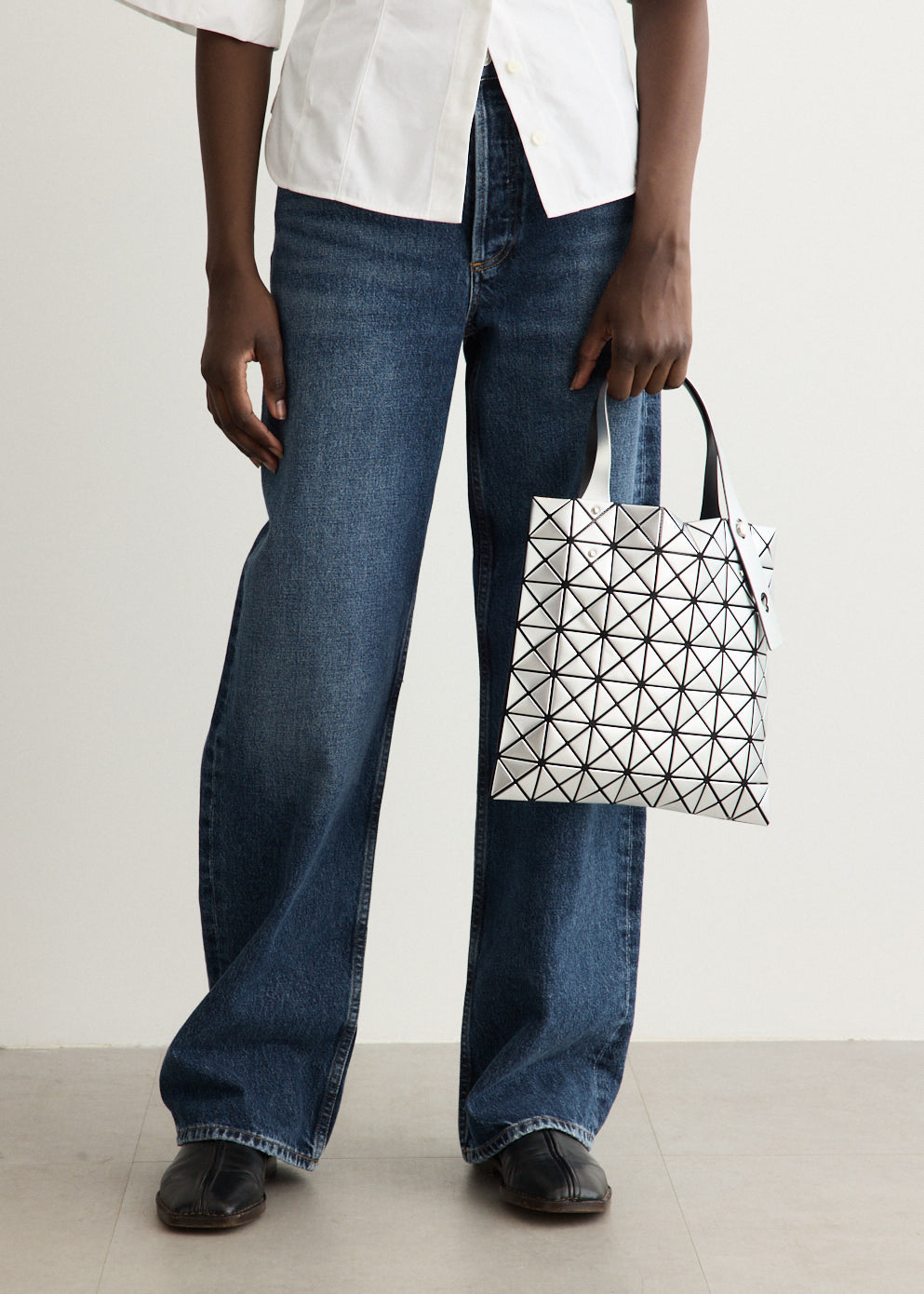 Lucent Platinum Tote Bag