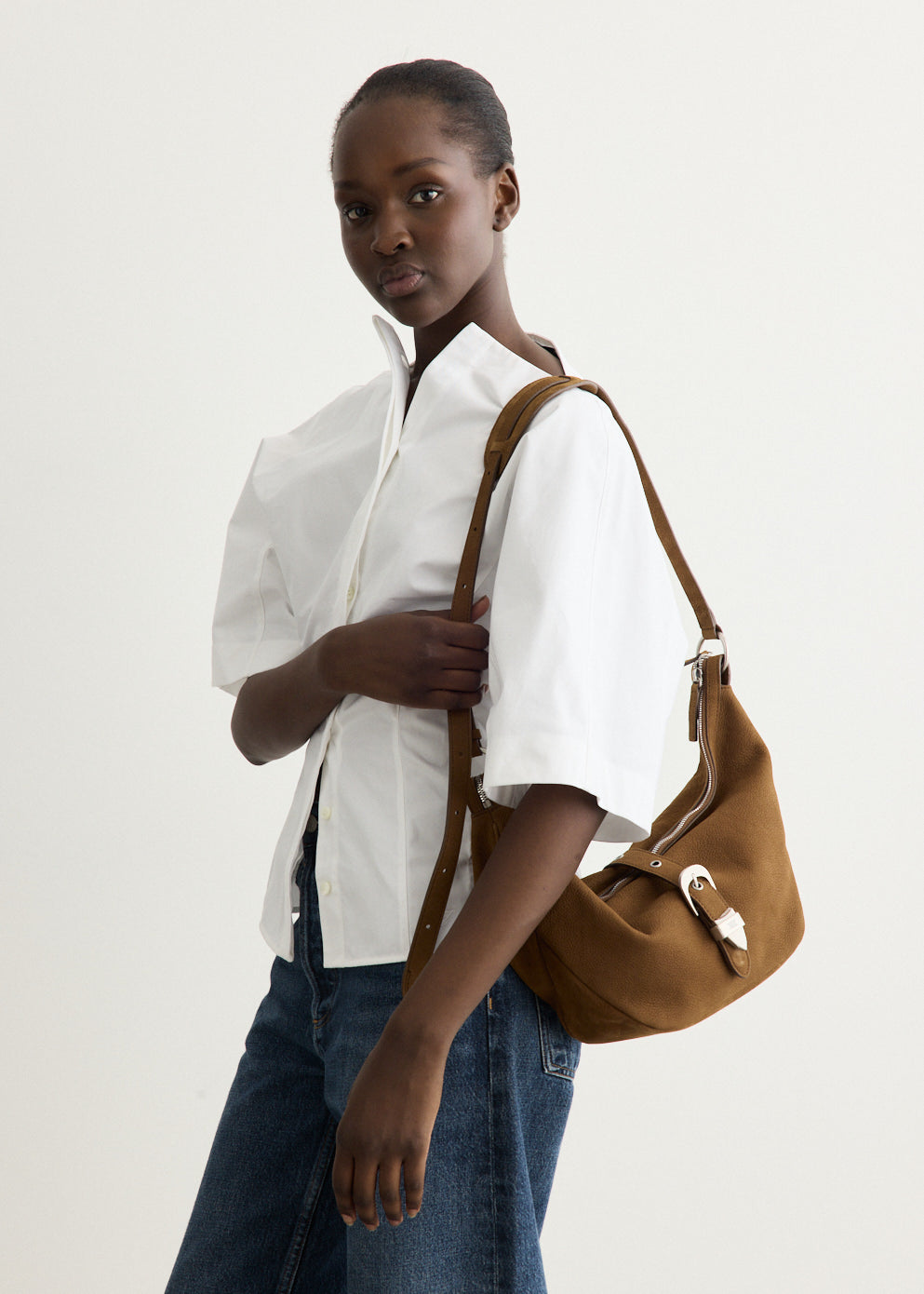 Belted Hobo Medium Bag