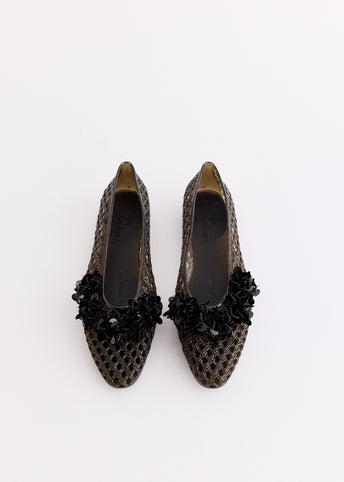 Jasmine Black Flats