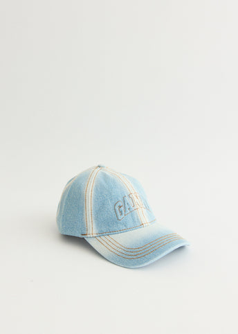 Washed Denim Cap