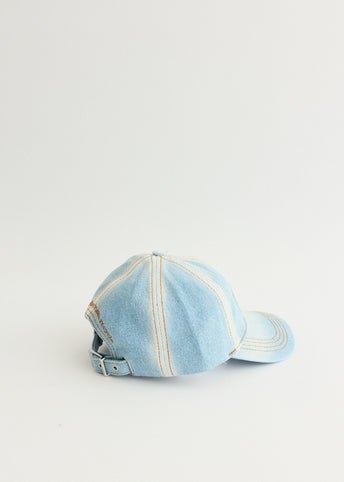 Washed Denim Cap