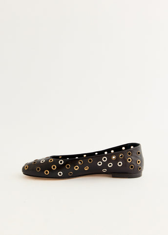 Bailarina Eyelets Flats