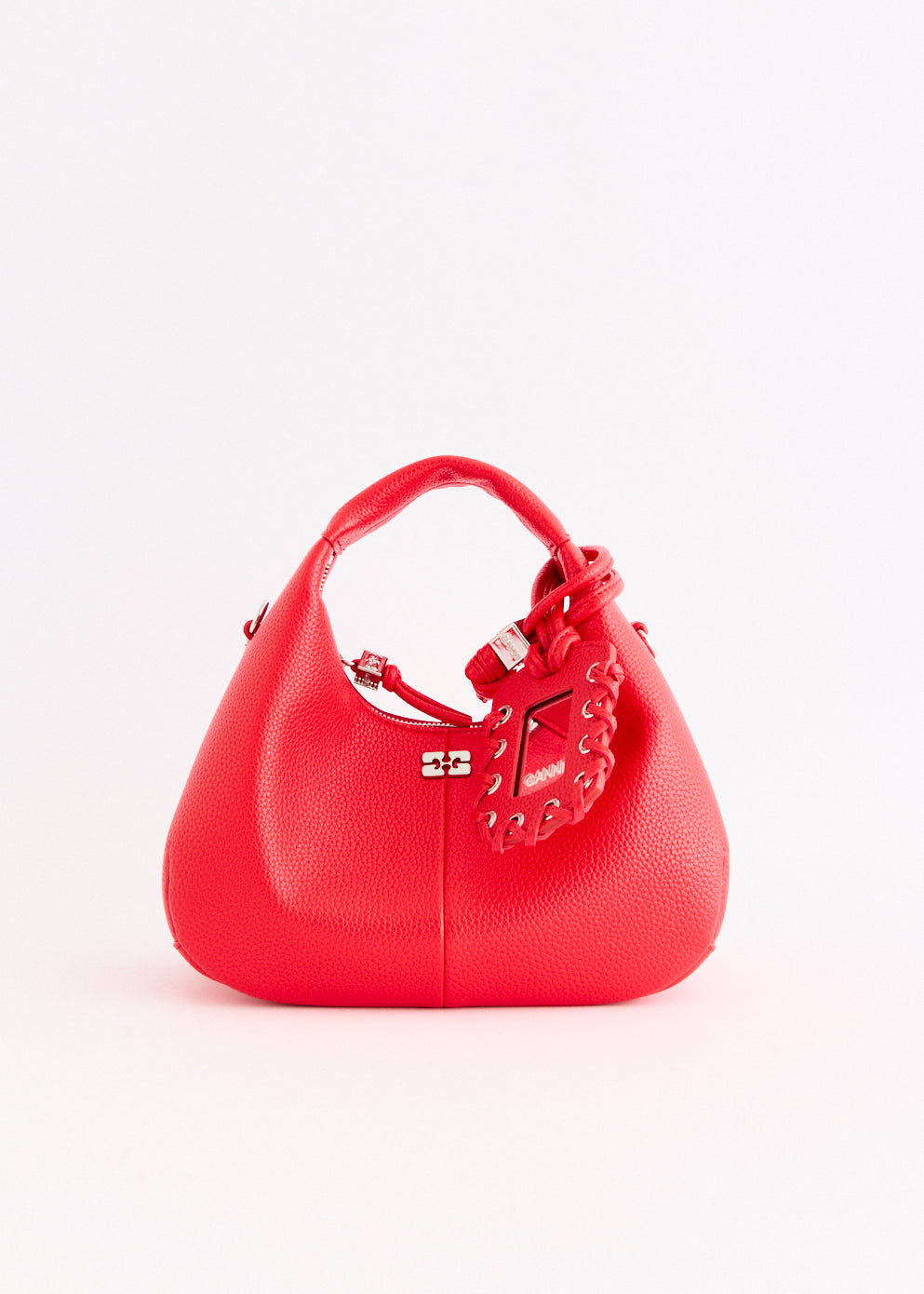 Grained Mini Hobo Bag