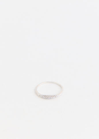 Silver Crystal Ring