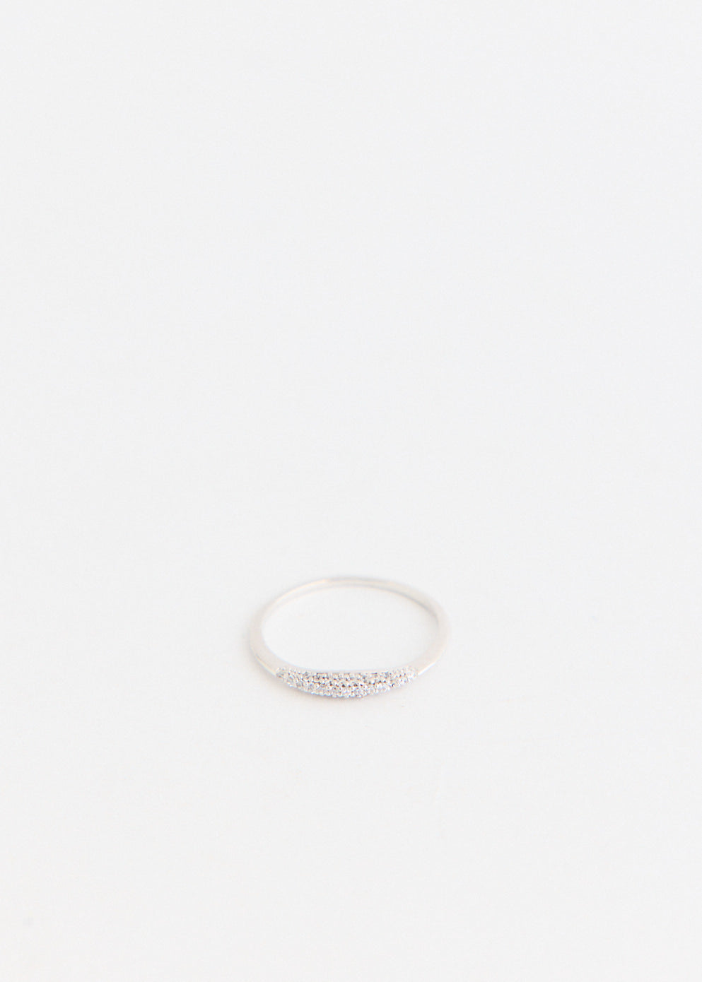 Silver Crystal Ring