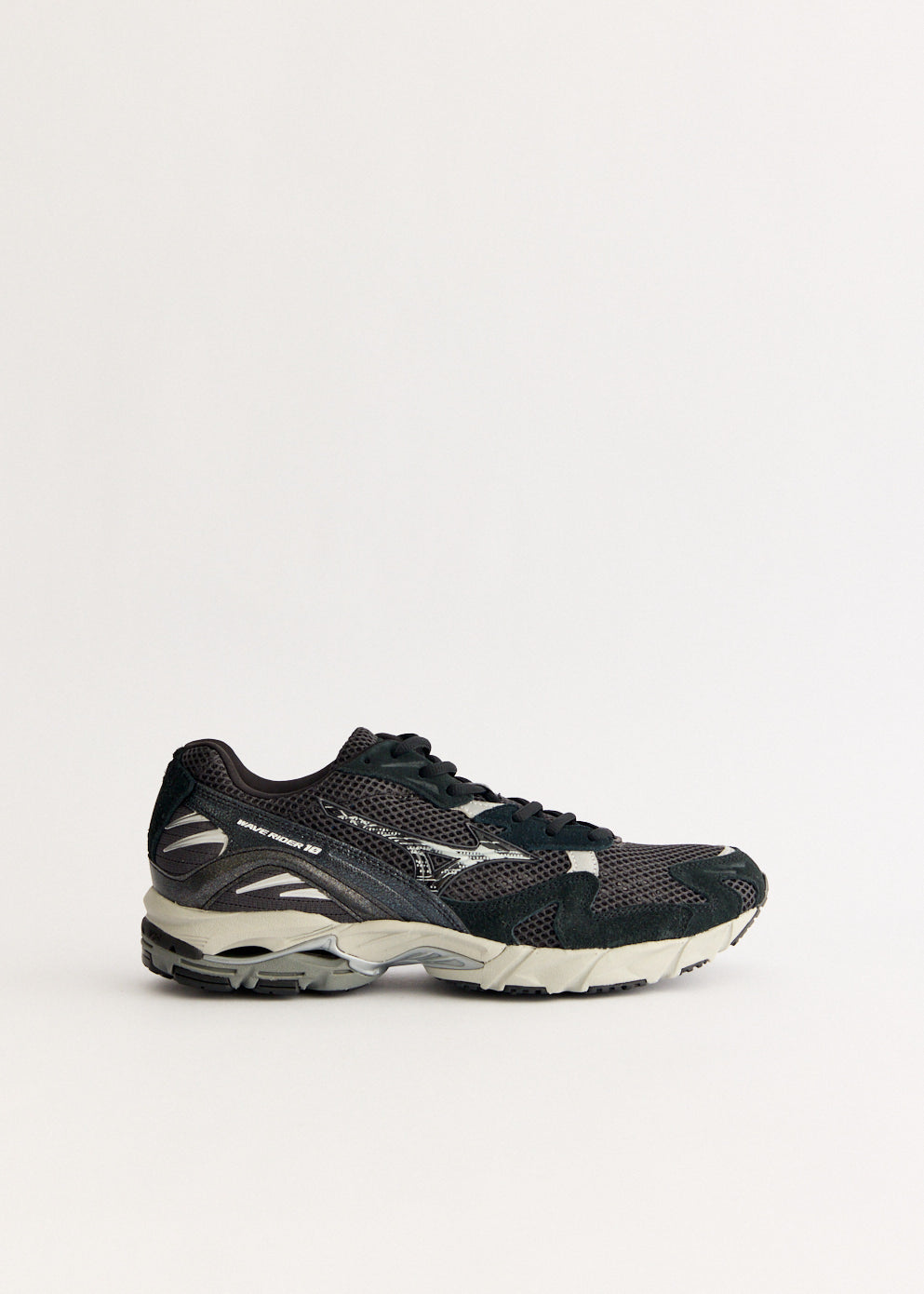 Wave Rider 10 'Black Sand' Suede Sneakers
