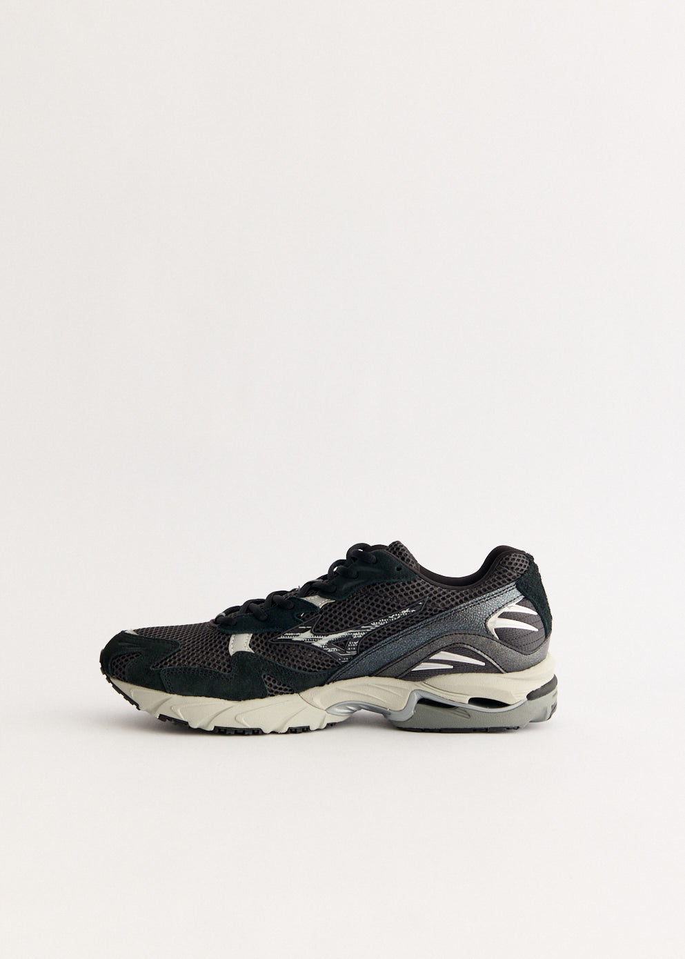 Wave Rider 10 'Black Sand' Suede Sneakers