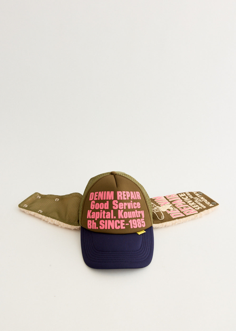 DENIM REPAIR SERVICE LUMBER Trucker Cap
