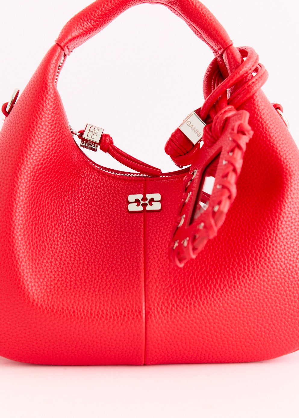 Grained Mini Hobo Bag