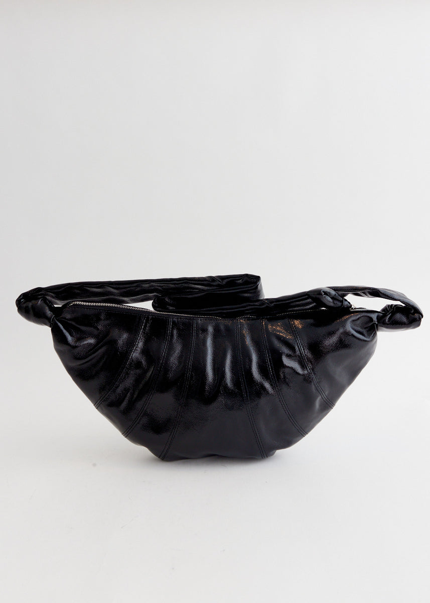 バッグ Lemaire croissant bag medium LEMAIRE Medium Croissant Leather Bag | Black | FARFETCH RO