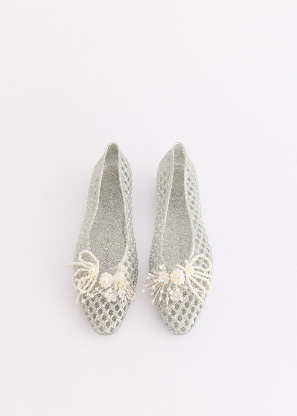 Peony Silver Flats