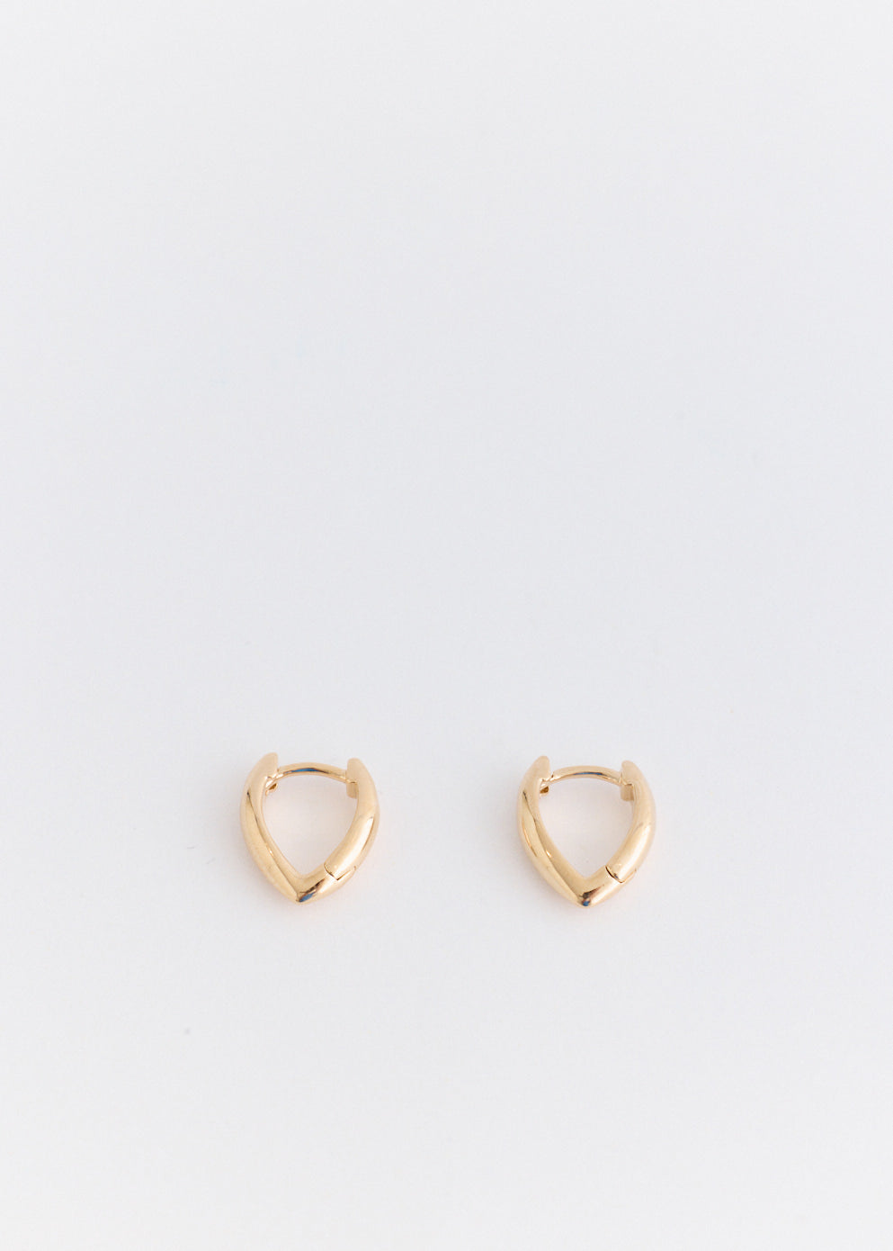 Pointed Gold Earrings