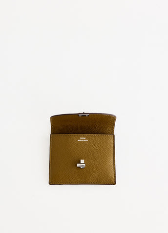 T-Lock Grained-Leather Cardholder