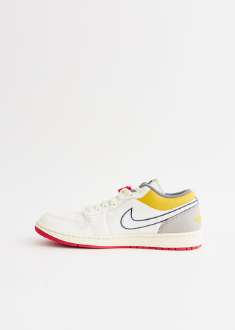 Air Jordan 1 Low PRM 'Sail Brave Blue' Sneakers
