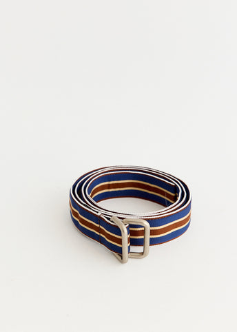Grosgrain Tape Double Ring Belt