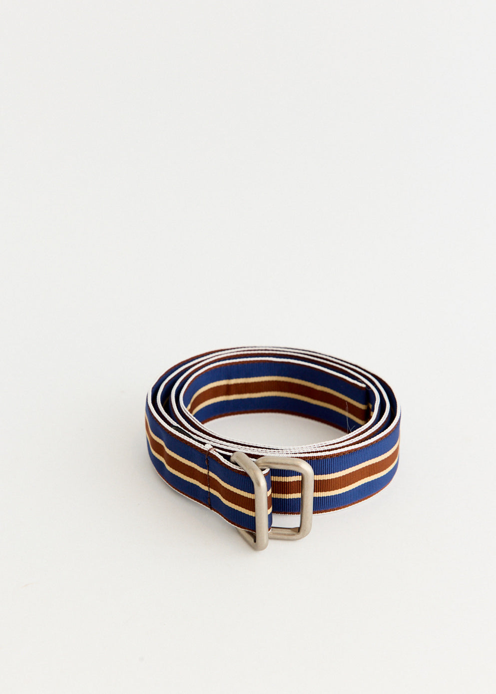 Grosgrain Tape Double Ring Belt